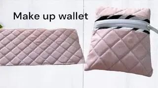 How to Sew a Make up Wallet Without an Inner Lining