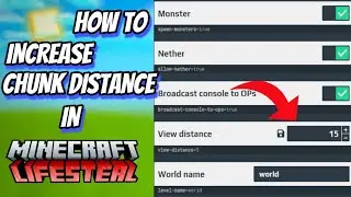 How To Increase Chunk Distance In Aternos