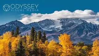 Incredible Matanuska Glacier Valley, Alaska | Drone Aerial Nature Travel Experience | Fall Foliage