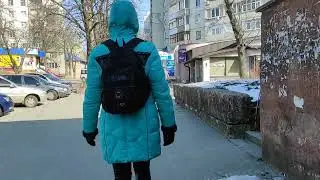 Сумы, Ильинский сквер по дороге на рынок 23 день войны.