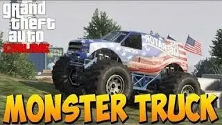 GTA5-Independence Day Update- The Liberator Monster Truck Review-INSANE!