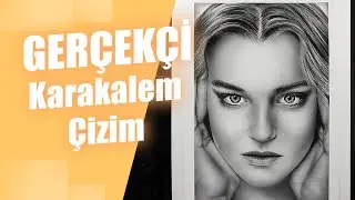 Gerçekçi Karakalem Portre Nasıl Çizilir ! | Çizim Dersleri