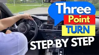 Learn how to do a THREE POINT TURN  The easiest driving lesson