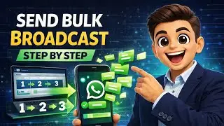 Send Bulk Broadcast Message Step-by-Step (2026)