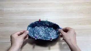 Easy idea sew fabric basket | Diy sewing project