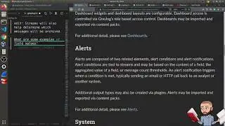 GrayLog Docs Getting Started: Pages