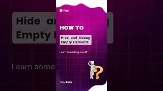 Let's see how we hide and debug an empty element using CSS.  #csstricks #howto