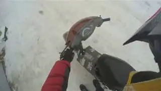 Хонда дио на шипах, повторный выезд. 