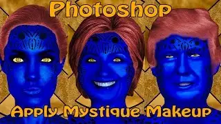 Photoshop: X-Men Mystique - Transform Someone into a Shapeshifter