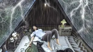 천둥번개⚡️ 폭우🌧️ 가랑비☔️ 변덕의 우중 캠핑 ! 양은밥상에 팥빙수 양푼이콩불 🥘 레트로 캠핑 . 솔로캠핑.