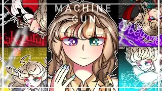 M A C H I N E G U N meme ( Obey Me! The promised never land, assassination classroom, kakegurui )