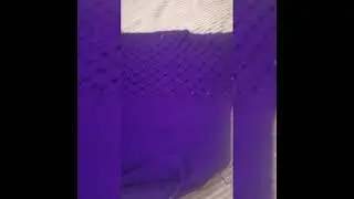 Исправляю ошибки! Перевязываю фиолетовый топ!