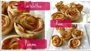 Tartelettes aux Pommes en forme de Rose - Apple Roses