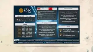 Multi Zone Corporate Communications (AdSlide Digital Signage)