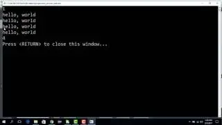 For Loop: Print multiple hello, world!
