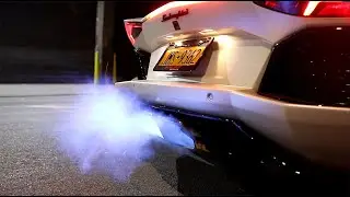 Aventador Roadster with LOUD Powercraft Exhaust says 'Hi' to NYC