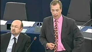Nigel Farage..I want you all fired. what the EU should be 2011