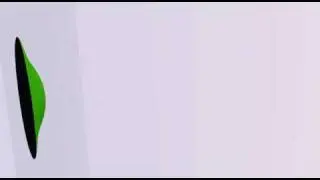 Blender. Smudging ball./ Размазывание мяча по стеклу.
