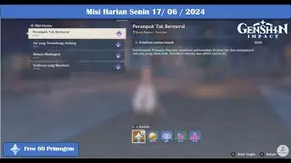 Quest Harian Fontaine Senin 2024 06 17  | Genshin Impact