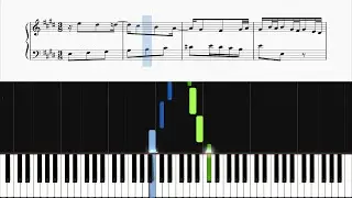 Bach - Invention No. 6, BWV 777 (Piano Tutorial)