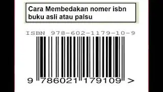 Cara Membedakan Nomer ISBN Buku Asli atau Palsu