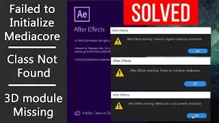 Failed to Initialize Mediacore | Class Not Found | After Effects Can't Continue | SOLVED || AB Techo