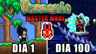 PASSEI 100 DIAS NO TERRARIA MASTER MODE