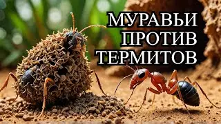 Эпическая Битва: Муравьи vs Термиты – Кто Выстоит?