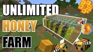 Minecraft Auto Honey Block Farm | Honeycomb Farm 1.16 / 1.17