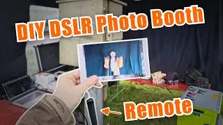DIY DSLR Photo Booth with Remote Trigger & Auto Printing (Python Tutorial)