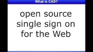 Jasig Central Authentication Service in 10 Minutes