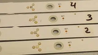 Часть 2 замена всех светодиодов в телевизоре