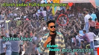 Elvish yadav ne system hang kardiya 😎!! चारो तरफ poster  लग गए !! 