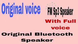 FM Best Music Speaker With Bloutooth|how to find Bluetooth best speakers||blutooth||Imran Academy