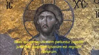 Beati Mundo Corde - Gregorian Chant on the Beatitudes of the Sermon on the Mount