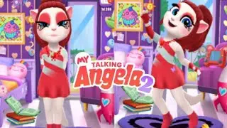 My Talking 💞 Angela 💝 2 very tired and wants to sleep 💤😴 |My Angela 💝 2 making juice 🧃🥤