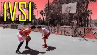 1 VS 1 contra mi HERMANO - BALONCESTO