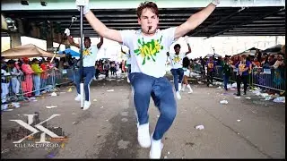 Jefferson Davis High School - Drum Major/Dancer Routine Under the Bridge @ the 2020 ZULU Parade