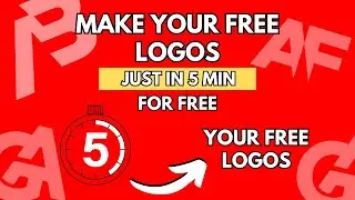 Design a Free Logo Just in 5 minutes | beautiful logos designing in 5 minutes