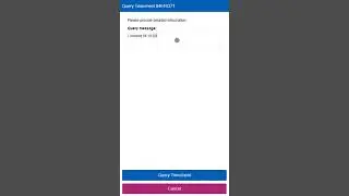 My:Bank - Query a time sheet - Mobile