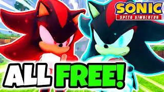 OOPS! ALL SHADOW SKINS ARE FREE! (Sonic Speed Simulator)