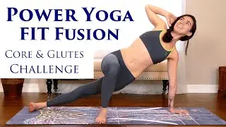 Intense Power Yoga Workout with Julia Marie! Challenge Your Abs & Glutes, Weight Loss, Fitness