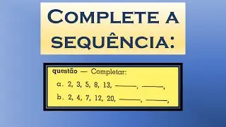 Complete a Sequência