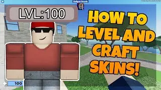 HOW TO CRAFT AND LEVEL UP ARSENAL SKINS! | Roblox Arsenal