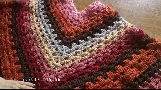 Crochet poncho