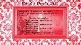 Big L - Devil's Son (LYRICS ON SCREEN)