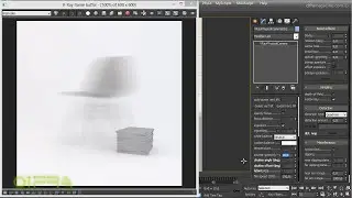 Управление экспозицией в VrayPhysicalCamera. Эффекты Depth of Field и Motion blur