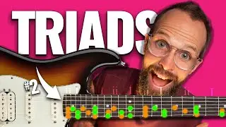 3 Exercises to MASTER guitar TRIADS