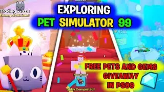 🔴LIVE | PET SIMULATOR 99 GIVEAWAYS & GRINDING | Roblox