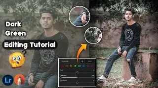 Dark Green Tone Editing With Easy Steps || Lightroom || Autodesk Sketchbook Tutorial || Pratish Kar
